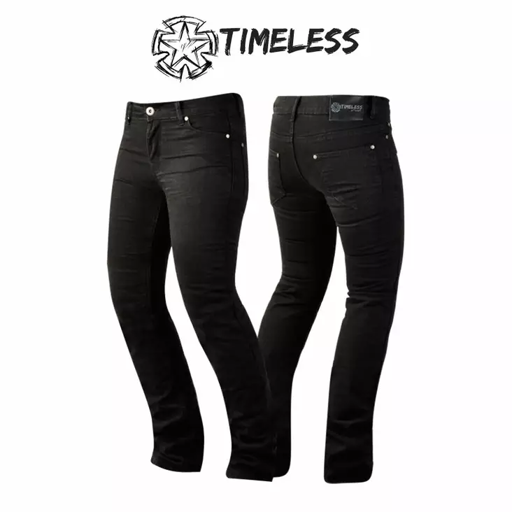 Naisten kevlarfarkku Timeless Diamond, musta - MP Ajohousut - 82621-001-D26 - 1