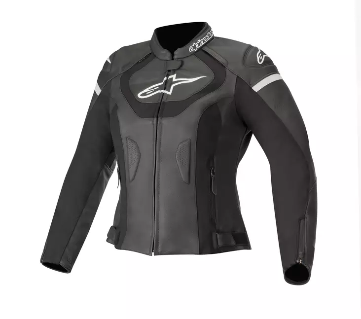 Naisten nahkatakki Alpinestars Jaws v3, musta - MP Nahkatakit - D260686 - 1