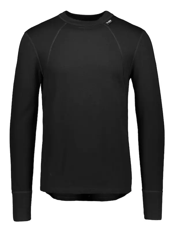 Paita Svala Merino Extra Warm O-Neck, musta - Alusasut ja kerrastot - 580-1906 - 1