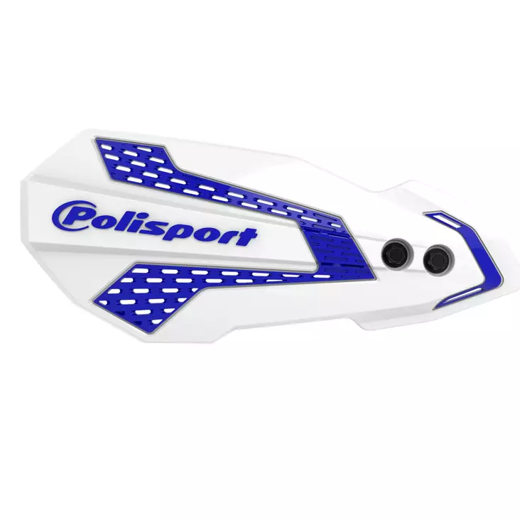 Polisport MX Flow Käsisuojat YZ/YZF/WR 08-21 VALKOINEN/SININEN YAM95 - Crossipyörän käsisuojat - 171-8308200016 - 1