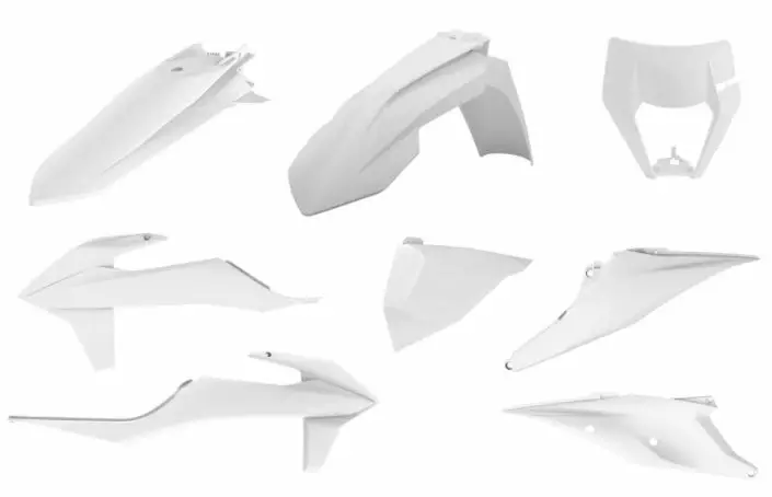 Polisport täydellinen muovisarja enduro KTM EXC/EXC-F (20->) White - Crossipyörän muovisarjat - 178-91016 - 1
