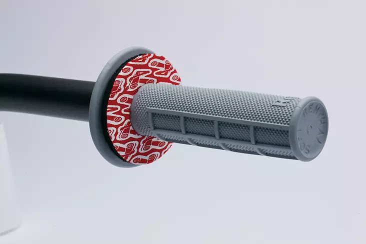 Renthal Grip Donutz Punainen (2pcs) - Kahvatupit - 455-G186 - 1