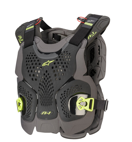 Rintasuoja Alpinestars A-1 Plus musta/kelt fluo - Suojapaidat - D279256 - 1
