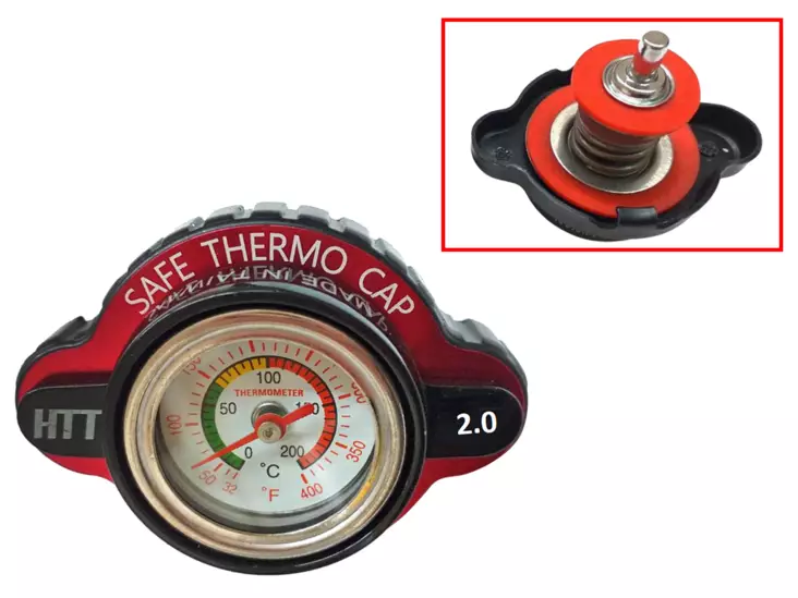 Sixty5 Radiator Cap with temp cauge 2.0b - Crossipyörän jäähdyttäjät - 394-10106 - 1