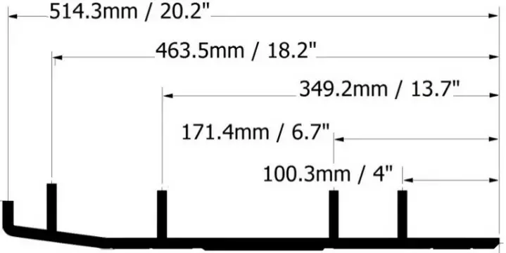 Sno-X Defender ohjausrautapari, Arctic Cat - Moottorikelkan ohjausraudat - 881-0126 - 1