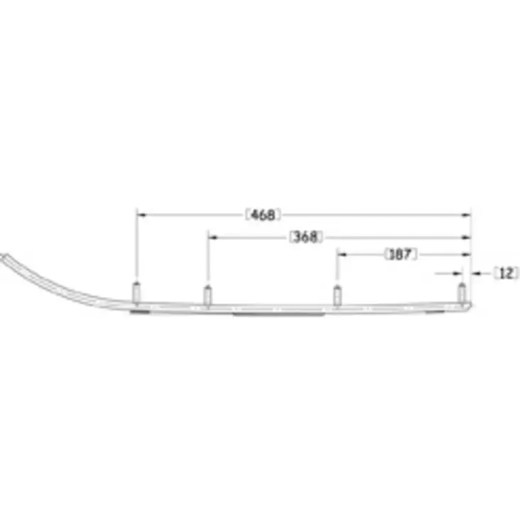 Sno-X Defender ohjausrautapari, Polaris - Moottorikelkan ohjausraudat - 881-0266 - 1