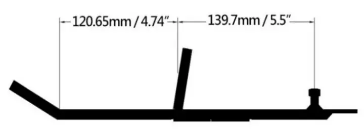 Sno-X Defender ohjausrautapari, Polaris - Moottorikelkan ohjausraudat - 881-0296 - 1
