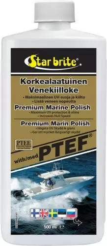 Star brite Korkealaatuinen venekiilloke/vaha PTEF 473ml - Veneen huoltotuotteet - 136-85716 - 1
