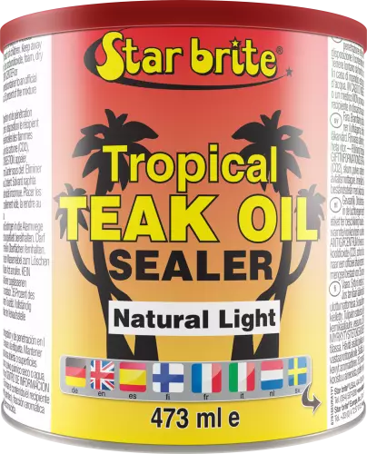 Star brite Tropical Teak Oil/Sealer Natur.Light Teak tropik.öljy 500ml - Veneen huoltotuotteet - 136-87916 - 1