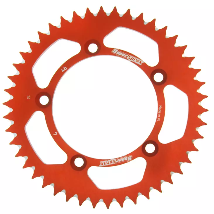 Supersprox Alu Takaratas KTM 60/65SX 97- Oranssi 49 - Moottoripyörän takarattaat - 27-3-4-49-6 - 1