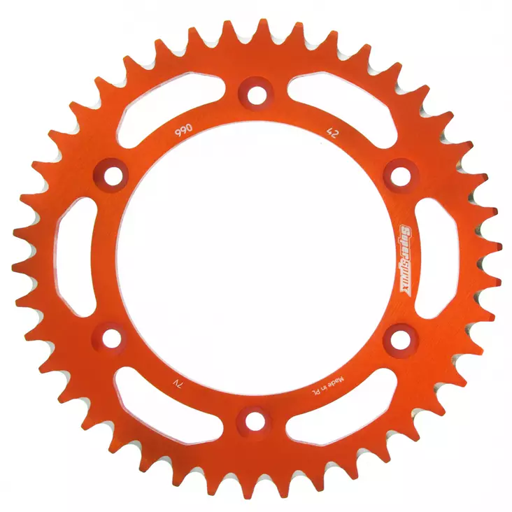 Supersprox Alu Takaratas KTM/Husqv./Husab. Oranssi 42 - Moottoripyörän takarattaat - 27-3-990-42-6 - 1