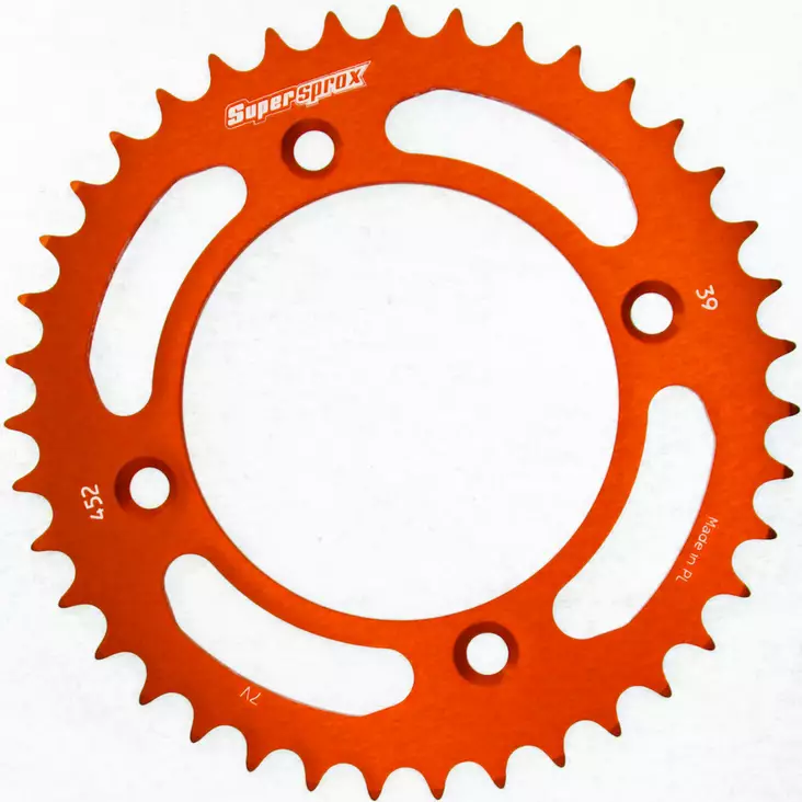 Supersprox Alu Takaratas KTM SX50 14- Oranssi 39 - Moottoripyörän takarattaat - 27-3-452-39-6 - 1