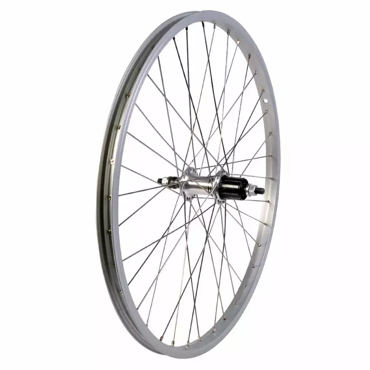 Takapyörä 24" 18-507 Shimano RM30 7v mutteri, Alex Ace 17, 2-pohja, alumiini - Vanteet taakse kasetti - 59096 - 1