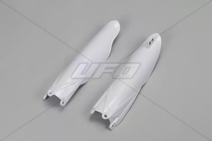 UFO Etuhaarukan suojat YZF250/450 10- Valkoinen 046 - Crossipyörän haarukansuojat - 650-4814-046 - 1
