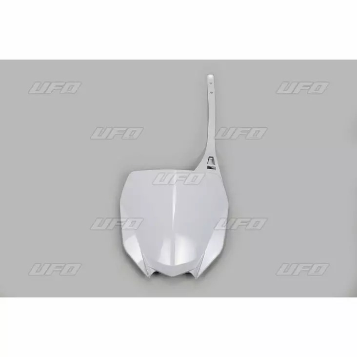 UFO Etunumerokilpi YZ450F 18- Valkoinen 046 - Crossipyörän numerokilvet - 650-4860-046 - 1