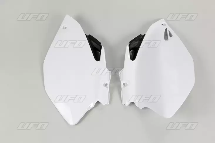 UFO Sivunumerokilvet YZF250/450 06-09 Valkoinen 046 - Crossipyörän sivunumerokilvet - 650-3883-046 - 1