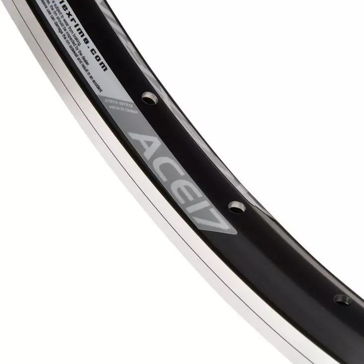 Vanne Alex 26" 18-559, ACE 17 36r, musta, alumiini, koneistettu jarrupinta - Vanteet eteen 26"/559 - 62856 - 2