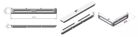 Dan-Fender Mini Multi Dock harmaa törmäy - Veneen lepuuttajat - 507-54053717 - 1
