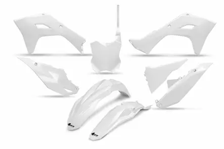 UFO Muovisarja 5-osainen Valkoinen KX250F 25–.. KX450F 24–.. - Crossipyörän muovisarjat - 650-K231-047 - 1