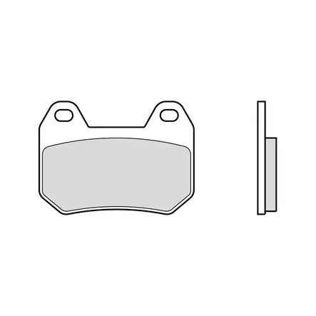 Brembo Jarrupalat Carbon Ceramic 07BB2507 - Moottoripyörän jarrupalat - 231-BB2507 - 2