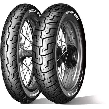 Dunlop D401F 100/90-19 57H TL Fr. Harley - Moottoripyörän Pirelli renkaat - 544-639877 - 1