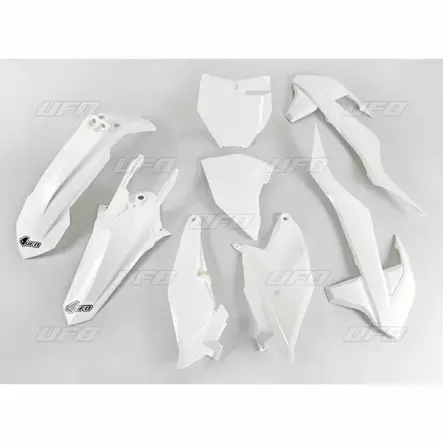 UFO Muovisarja 5-osainen Valkoinen 047 KTM SX85 18- - Crossipyörän muovisarjat - 650-K519-047 - 1