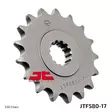 JT Eturatas JTF580.17 - Moottoripyörän eturattaat - 274-F580-17 - 1