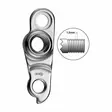 Takavaihtajan korvake marwi, gh-187, 12mm läpiakselille, kierre 1.5. - Polkupyörän korvakkeet - GH-187 - 2