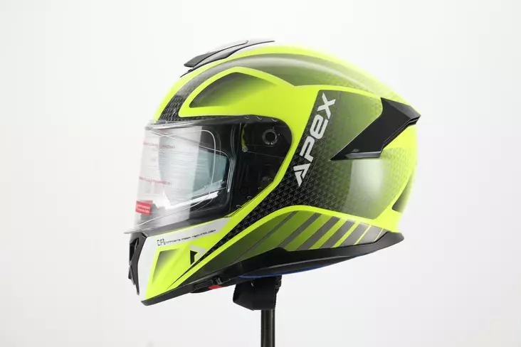 MP-kypärä APEX FT300 New York, keltainen/musta - Umpikypärät - 700-25037 - 1