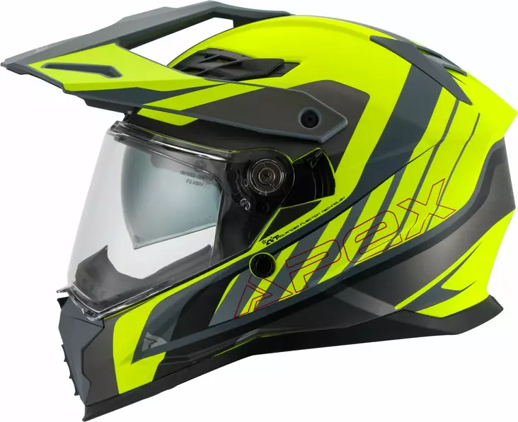 AMOQ Kypärä AI100 Mojave harmaa/keltainen - Adventure-kypärät - 745-25207 - 1