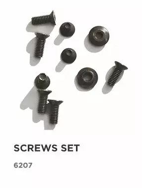 Airoh Airoh Aviator 2.1/2.2/2.3/Ace lipan pidennysosan ruuvit - Kypärien varaosat - 57-9-6207 - 1