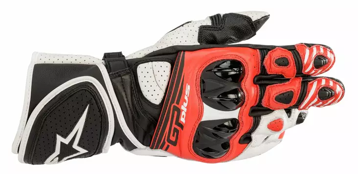 Ajohanskat Alpinestars GP Plus R v2, musta/valkoinen/punainen - MP Ajohanskat - D279427 - 1
