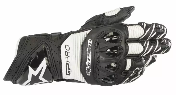 MP ajohanskat Alpinestars GP Pro R3, musta/valkoinen - MP Ajohanskat - D261067 - 1
