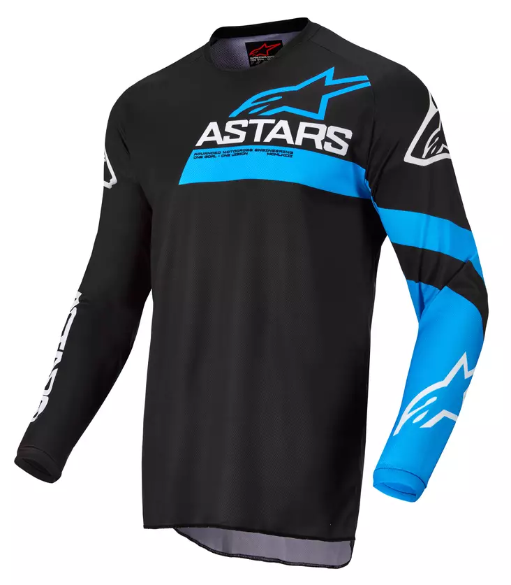 Alpinestars Paita Fluid Chaser Musta/Sininen - Crossipaidat - D394217 - 1