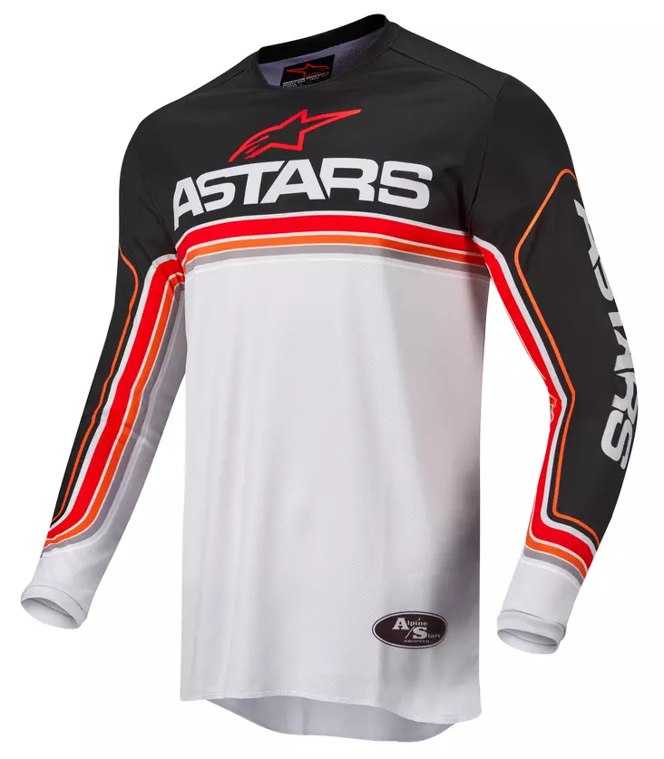 Alpinestars Paita Fluid Speed Musta/Harmaa/Punainen - Crossipaidat - D394267 - 1