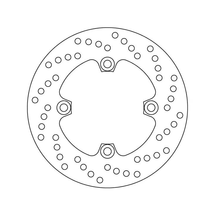 Brembo Jarrulevy Serie Oro - Moottoripyörän jarrulevyt - 232-68B40747 - 1