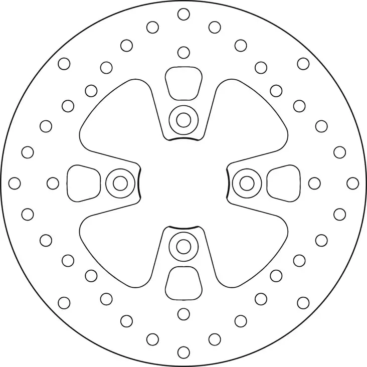 Brembo Jarrulevy Serie Oro - Moottoripyörän jarrulevyt - 232-68B407G7 - 1