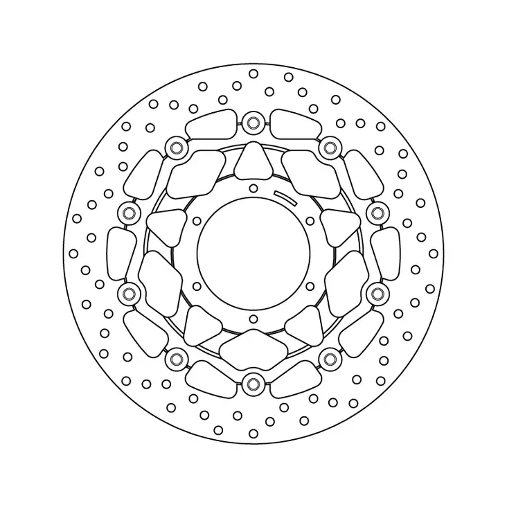 Brembo Jarrulevy Serie Oro kelluva - Moottoripyörän jarrulevyt - 232-78B40877 - 1