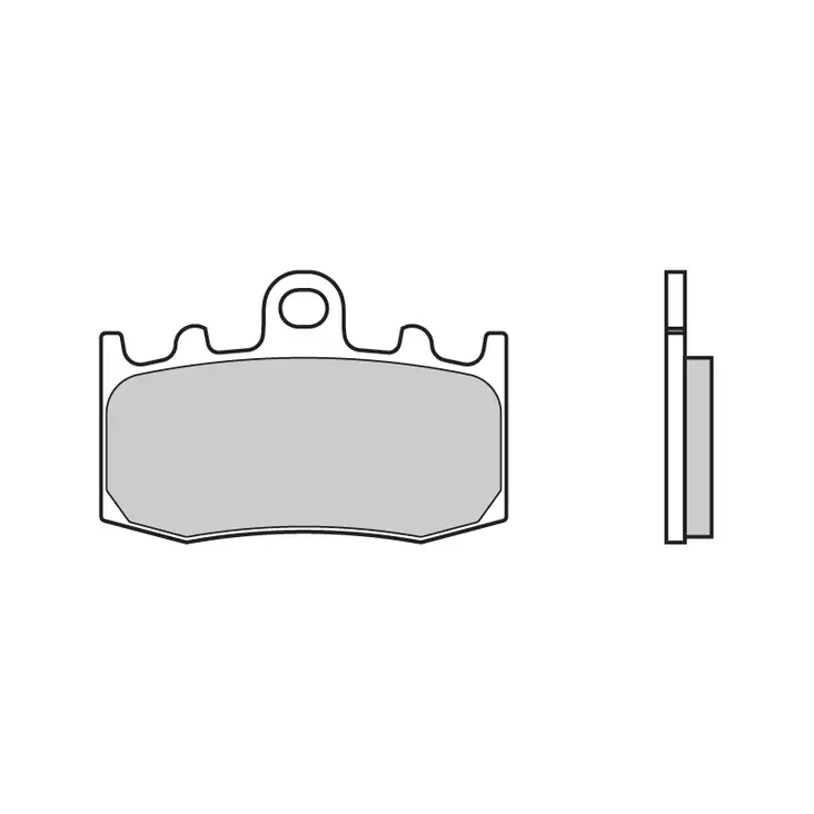 Brembo Jarrupalat Carbon-Ceramic - Moottoripyörän jarrupalat - 231-BB2607 - 1