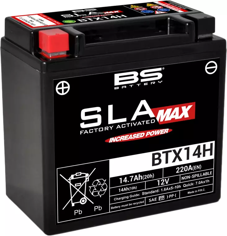BS Battery BTX14H (FA) SLA MAX - Sealed & Activated - BS akut - 140-300887 - 1