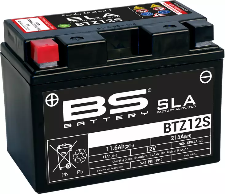 BS Battery BTZ12S (FA) SLA - Sealed & Activated - BS akut - 140-300637 - 1