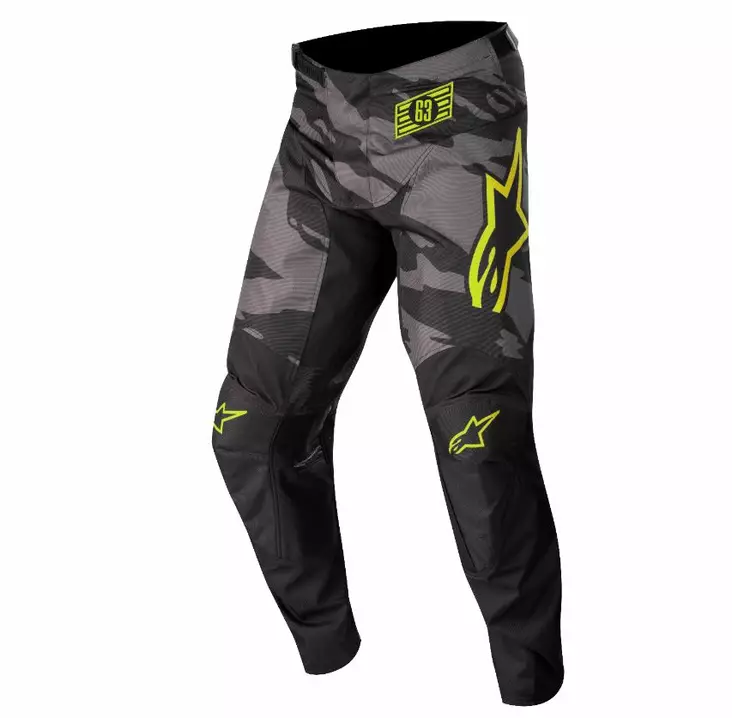 Crossihousut Alpinestars Racer Tactical, musta/harmaa/camo/keltainen - Crossihousut - D393497 - 1