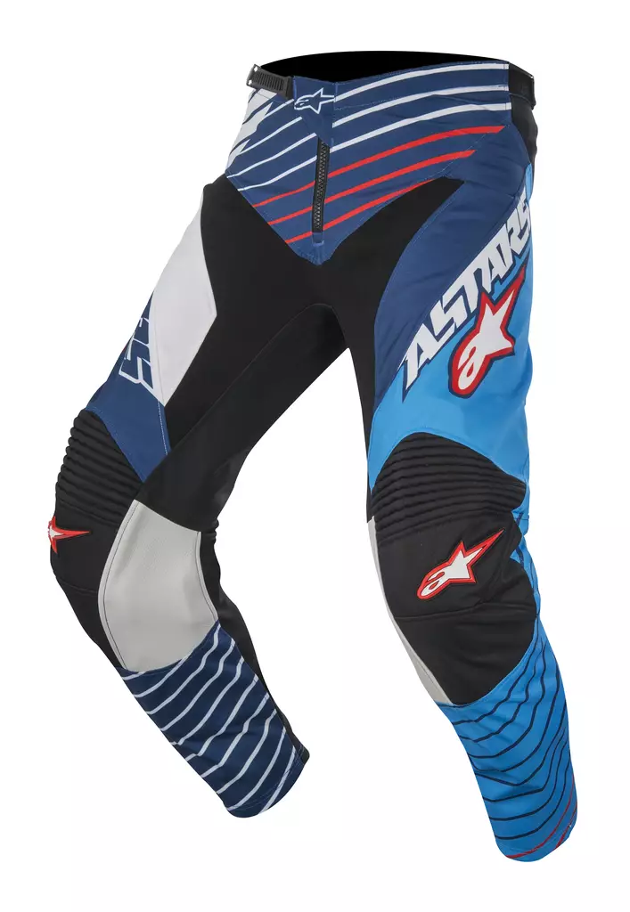 Crossihousut Racer Braap, valko/sininen - Crossihousut - D208327 - 1