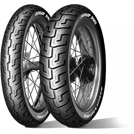 Dunlop D401F 100/90-19 57H TL Fr. Harley - Moottoripyörän Pirelli renkaat - 544-639877 - 1