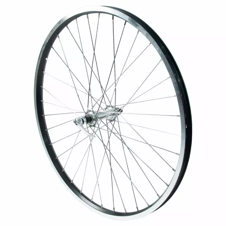 Etupyörä 24" 18-507 Shimano pikalukitus, Alex ACE 17, 2-pohja, musta, 36r - Vanteet eteen 12-24" - 59007 - 1