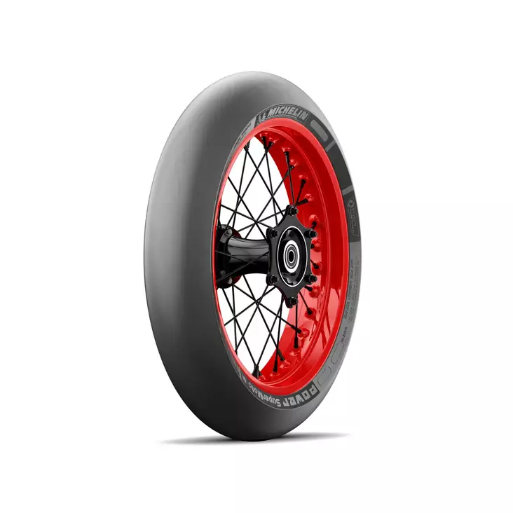 Eturengas Michelin Power Supermoto Slick 120/75 R 16.5 A TL - Moottoripyörän Michelin renkaat - 25-715737 - 1