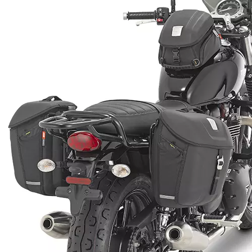 Givi Sivulaukkuteline MT501 laukuille Street Twin 900 (16-17) - Moottoripyörän laukkujen kiinnikesarjat - 322-TMT6407 - 1