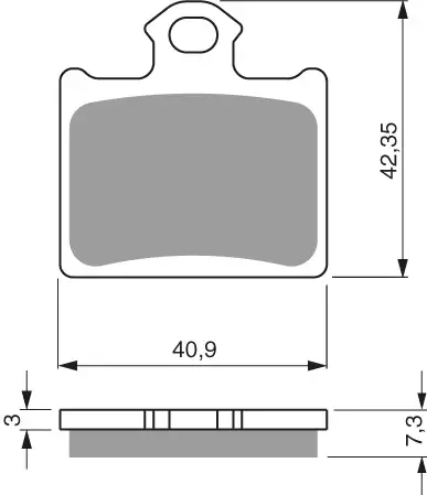 GOLDFREN Jarrupala 297 Ceramic Carbon AD - Crossipyörän jarrupalat - 46-12-297 - 1