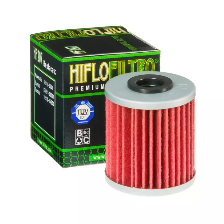 HiFlo öljynsuodatin HF207 - Moottoripyörän öljynsuodattimet - 20-hf207 - 1