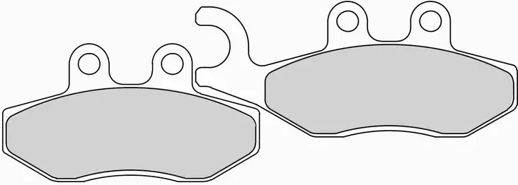 Jarrupala mopo/skootteri vakio: Aprilia, Derbi, Gilera, Piaggio - Mopon jarrupalat - 23-EM047 - 1